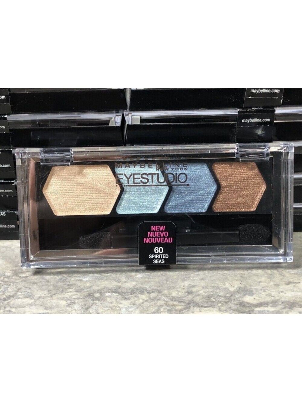 Maybelline Eye Studio Color Plush Silk -60 Spirited Seas Eyeshadow, 0.09 Oz...